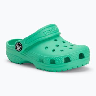 Badeschuhe Kinder Crocs Classic Clog Toddler lagon