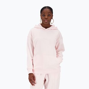 Damen Training Sweatshirt New Balance Leichtathletik Natur Zustand Französisch Terry Hoodie kastanienbraun NBWT23554