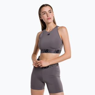 Neue Balance Relentless Crop grau Fitness-BH NBWB31175ZNC