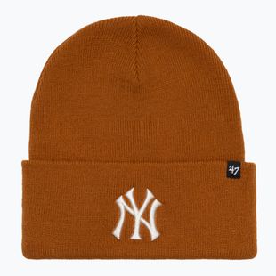 Wintermütze 47 Brand MLB New York Yankees Haymaker burnt orange