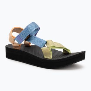 Teva Damen Sandalen Midform Universal metallisch lila multi