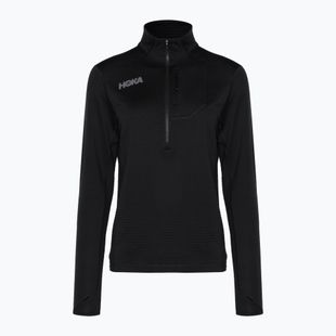 Lauf Sweatshirt Hoodie Damen HOKA 1/2 Zip black