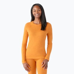 Damen-Thermoaktivshirt Smartwool Merino 250 Baselayer Crew Boxed marmalade heather