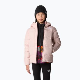 Kinder Daunenjacke The North Face North Down Fleece Parka rosa Moos