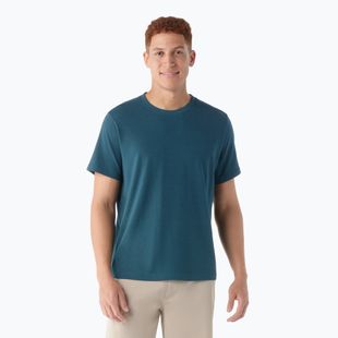Shirt Herren Smartwool Perfect Crew Short Sleeve twilight blue