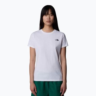Shirt Damen The North Face Simple Dome Slim Tee tnf white