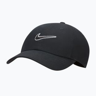 Basecap Nike Club Unstructured Swoosh black/black
