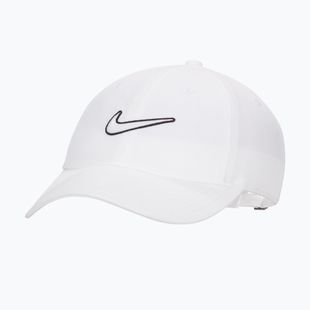 Basecap Nike Club Unstructured Swoosh white/white