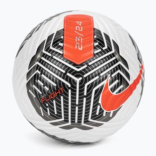 Nike Flight weiß/schwarz/hellkarminrot Fußball Größe 5