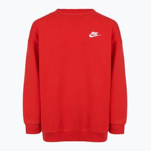 Nike Sportswear Club Fleece Kinder Sweatshirt universitätsrot/weiß