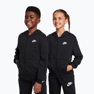 Kinder-Sweatshirt Nike Club Fleece black/white