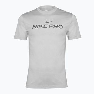 Herren Nike Dri-Fit Fitness-Trainings-T-Shirt leicht rauchgrau