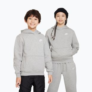 Kinder-Sweatshirt Nike Sportswear Club Fleece dark grey heather/white