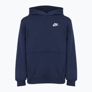 Nike Sportswear Club Fleece Mitternachtsblau/Weiß Kinder Sweatshirt
