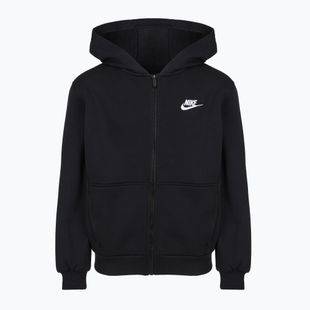 Kinder-Sweatshirt Nike Sportswear Club Fleece black/white