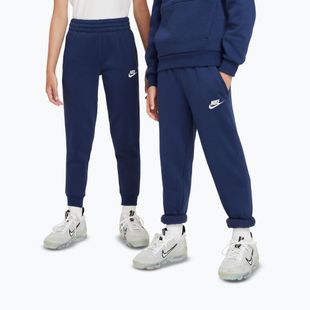 Kinderhose Nike Sportswear Club Fleece midnight navy/white