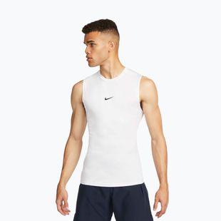 Herren Tanktop Nike Pro Dri-Fit Tight Fitness white/black