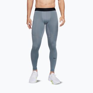 Herren-Leggings Nike Pro Warm smoke grey/black