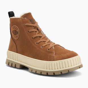 Palladium Pallashock Zip Warm Mahagoni Stiefel