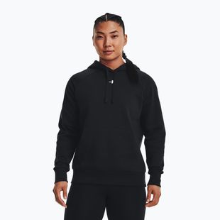 Hoodie Sweatshirt Damen Under Armour Rival Fleece Hoodie black/white