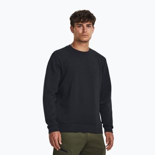 Herren-Sweatshirt Under Armour Unstoppable Fleece Crew black/black