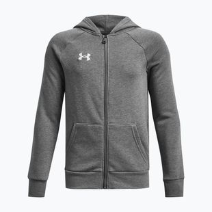 Kinder-Sweatshirt Under Armour Rival Fleece FZ Hoodie grey