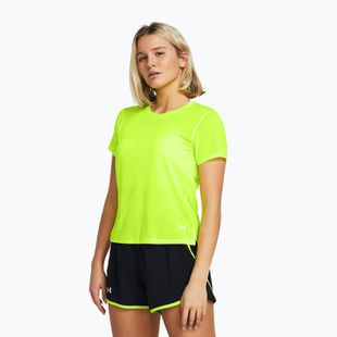 Laufshirt Damen Under Armour Launch high vis yellow/reflective