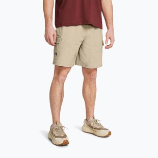 Under Armour Stretch Woven Cargo Herren Trainingsshorts khaki base/schwarz