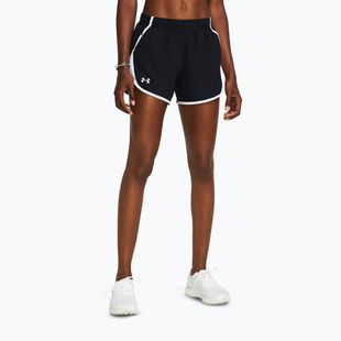 Laufshorts Damen Under Armour Fly By 3" black / white / reflective