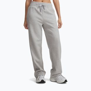 Damenhose Under Armour Rival Fleece Straight Mod gray light heather/white