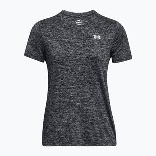 Under Armour Tech C-Twist schwarz/weißes Trainings-T-Shirt für Frauen
