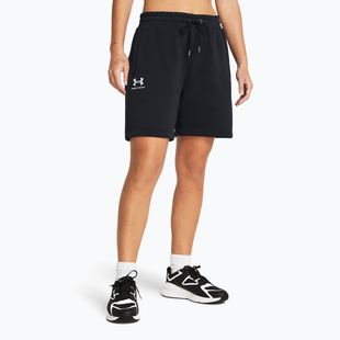 Under Armour Damen Shorts Essl Flc Relax BF schwarz/weiss