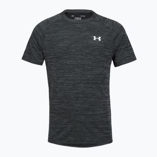 Herren Trainings-T-Shirt Under Armour Tech Textured black/white