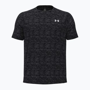 Herren Trainings-T-Shirt Under Armour Tech Textured black/white