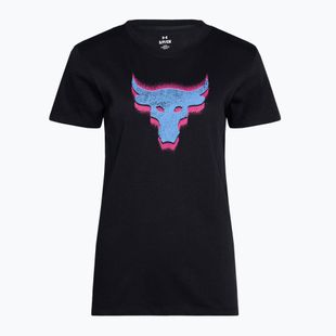 Under Armour Projekt Underground Core T schwarz / viral blau Frauen Training T-Shirt