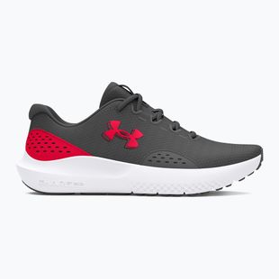 Herren-Laufschuhe Under Armour Charged Surge 4 castlerock/red/red
