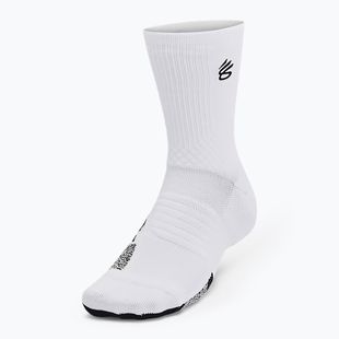 Socken Herren Under Armour Curry AD Playmaker 1P Mid white / black / black