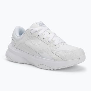 Trainingsschuhe Damen Under Armour Edge Leather white/white/white
