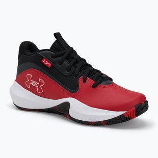 Under Armour Lockdown 7 rot/schwarz/weiß Basketball-Schuhe