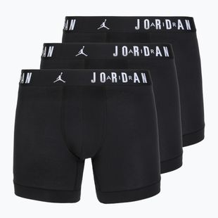 Herren-Boxershorts Jordan JHM Flight Cotton Core 3 Paar schwarz