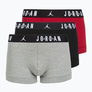 Herren-Boxershorts Nike Jrdan JHM Flight Cotton Trunk 3 pairs gym red/black