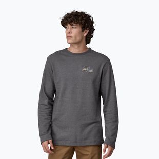 Herren Patagonia Lightweight Unity Fitz Wildrise Crew Sweatshirt Tinte schwarz