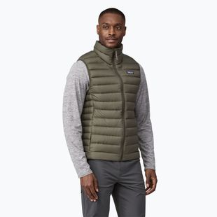 Weste Herren Patagonia Down Sweater pine needle green