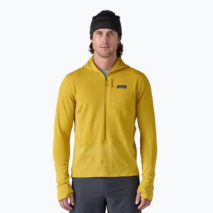 Patagonia R1 Hybrid Pullover Hoody Herren Softshelljacke Bündel grün