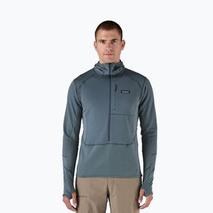 Herren Patagonia R1 Hybrid Pullover Softshell Jacke Utility blau