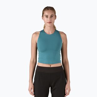 Damen Patagonia Reversible Tank Feuchtgebiet blau Trekking-T-Shirt
