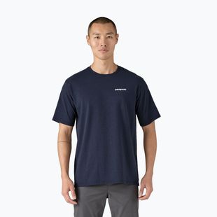 Herren Patagonia P-6 Logo Responsibili-Tee neues navy T-shirt
