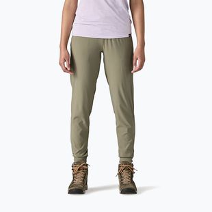 Damen Patagonia Terrebonne Jogger Fluss Felsen grün