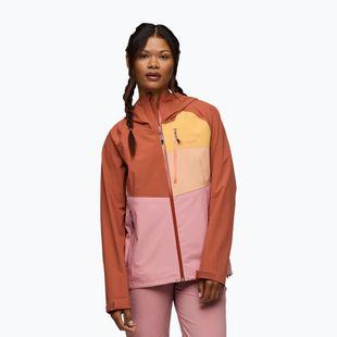 Cotopaxi Impermeo 3L Hooded Shell faded brick/rose Damen Regenjacke