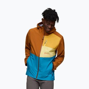 Men's Cotopaxi Impermeo 3L Hooded Shell sienna/lake Regenjacke